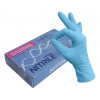 Перчатки нитрил голубые MediOk Top Glove, размер M, пачка 50 пар неопудренные