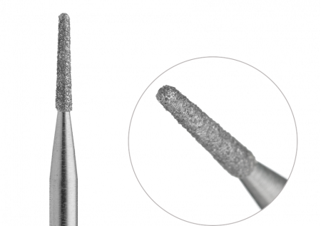 198.524.014 Насадка алмазный бор конус закругленный средний абразив 1,4мм
